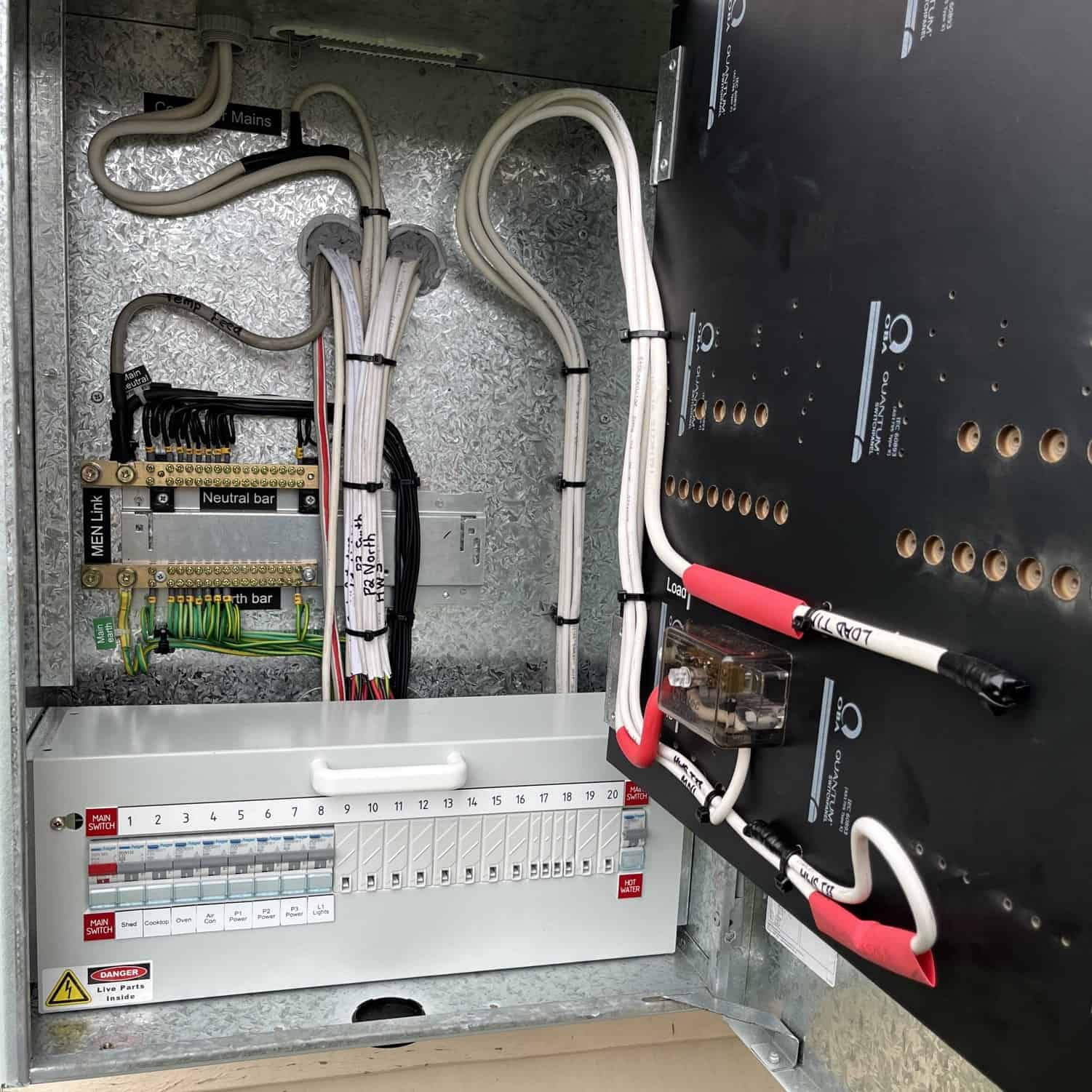 switchboard relocation, AMAC Brassall electrician