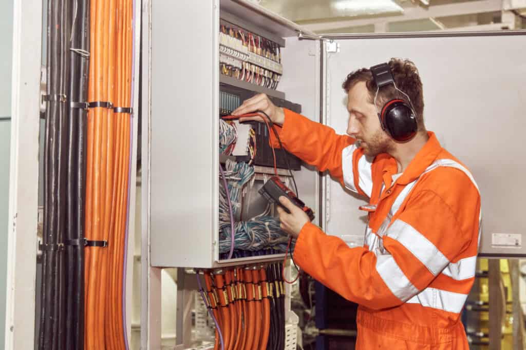 Electrician,Fault, Finding,In,Electrical, Switchboard,